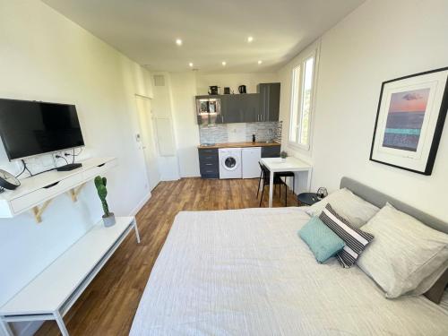 Nice Renting - CAMBRAI02 - Studio Beach Sea View - AC - Promenade des Anglais, Nice (fotografie 4)