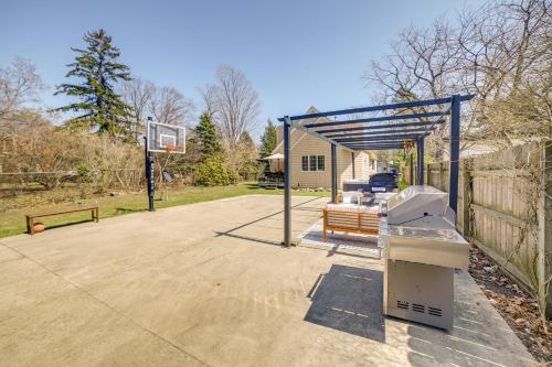 Lovely Kalamazoo River Home with Dock and Hot Tub