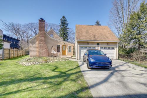 Lovely Kalamazoo River Home with Dock and Hot Tub