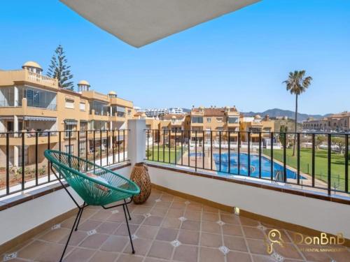balcon/terasă, Apartamento cerca de la playa en las lagunas de Mijas in Mijas