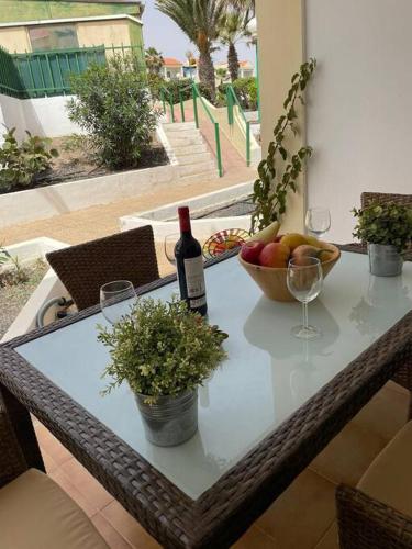 Balkon/Terrasse, Puskas Apartman near Flughafen Fuerteventura