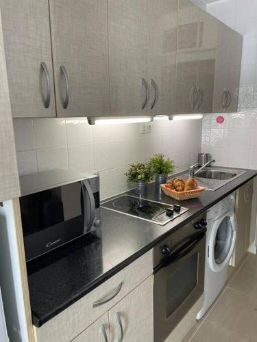 Küche, Puskas Apartman near Flughafen Fuerteventura