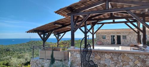 U CASEDDU- Villa piscine privée chauffée- vue mer- clim-wifi gîte à louer Togna
