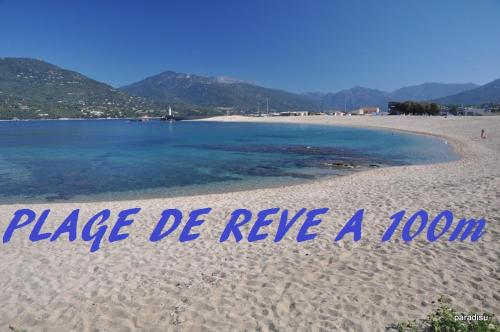 T2 d'exception 100m plage terrasse vue mer et montagnes