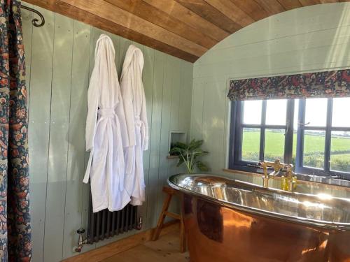 Novelist Shepherd's hut in Beaminster