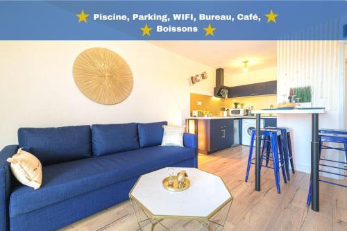Le Bleu Nuit Piscine Parking Netflix Café - Apartment - Villemur-sur-Tarn