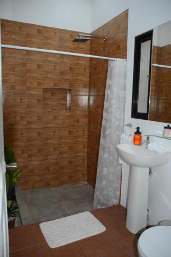 Bathroom, 2bdrmPrivateAptCaminoSantaTeresa in Cobano