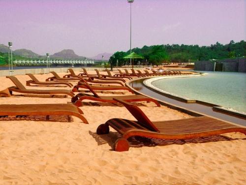 Swimming pool, Aamby Valley City in Lonavala