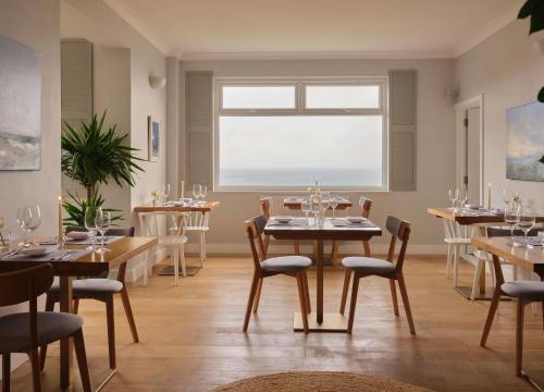 Restaurant, Boskerris Hotel in Saint Ives (Cornwall)
