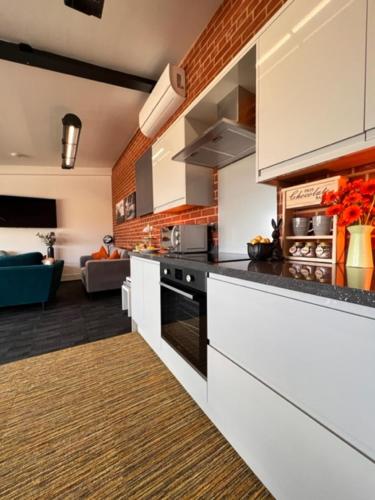 virtuve, Withers Farm Apartments in White Colne