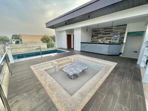 Restaurant, Lighthouse Point Hotel in Dumaguete