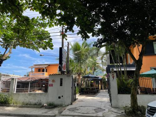 Exterior view, Pousada Praia do Tombo in Guaruja
