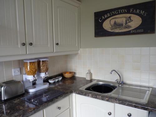 廚房, 阿爾斯通城鎮美景公寓 (Town View Alston) in 阿爾斯通鎮中心