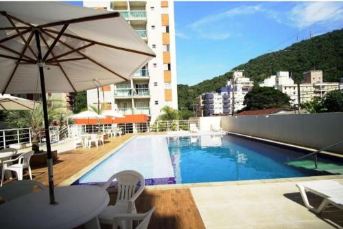 グアルジャ Guaruja condominio villa di fiori AP 61 orquidea 5つ星 シングルルーム ロビー