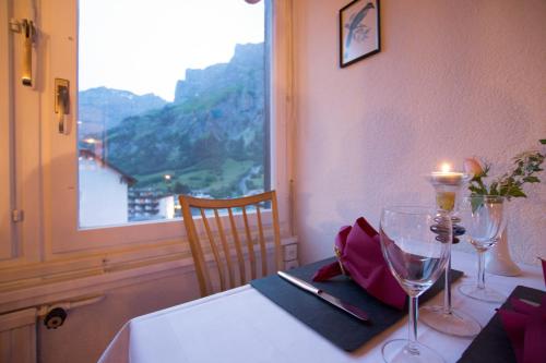 Étterem, Hotel Restaurant Escher in Leukerbad