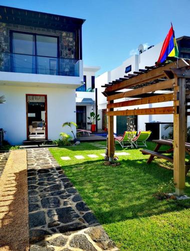 Villa Grain de café, 4 chambres piscine accès plage