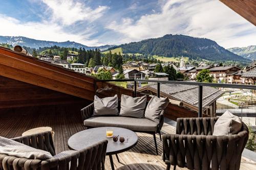 ระเบียง/ชานเรือน, โนโวเทล เมแฌฟ มงบล็อง (Novotel Megève Mont Blanc) in เมอเชฟ