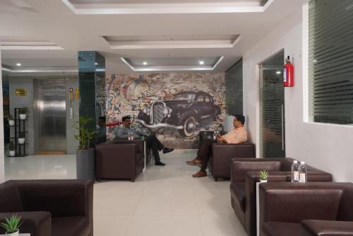 Bar/salonek, Marigold@Nest in Haidarábád