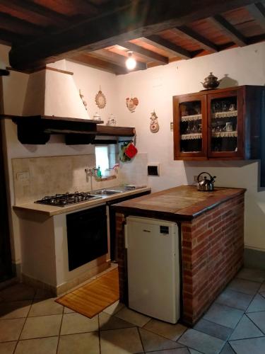 Konyha, Cortona Holiday Home in Le Casine