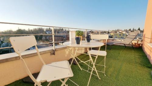 Le SMART - Parking - Terrasse - Wifi - Mulhouse - Relax BNB - Location saisonnière - Pfastatt