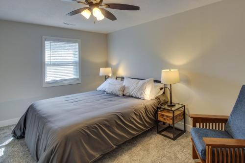 Lawrence Vacation Rental about 2 Mi to KU Campus!