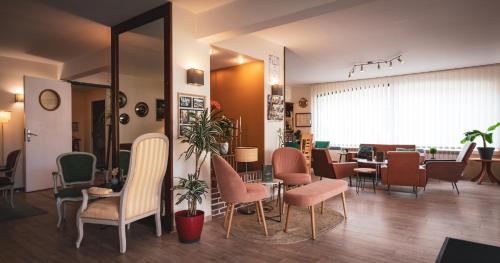 大堂, Hotel Saint Christophe in 勒蒂勒爾