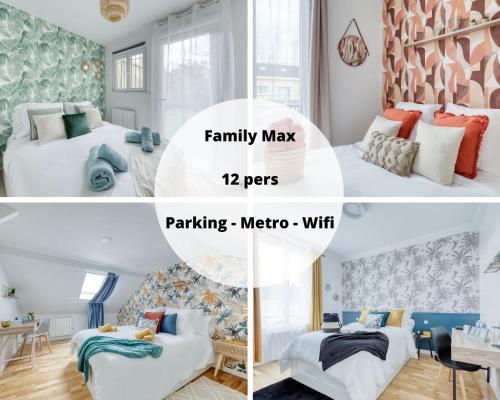 Bundle Famille Max - 12 personnes - Location saisonnière - La Courneuve