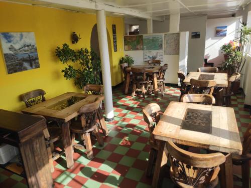 Étterem, Hotel Brisas del Nevado in Güicán