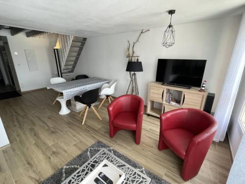 Appartement T3 Duplex avec Terrasse, Parking et Wi-Fi au Port - FR-1-723-38 in Agde