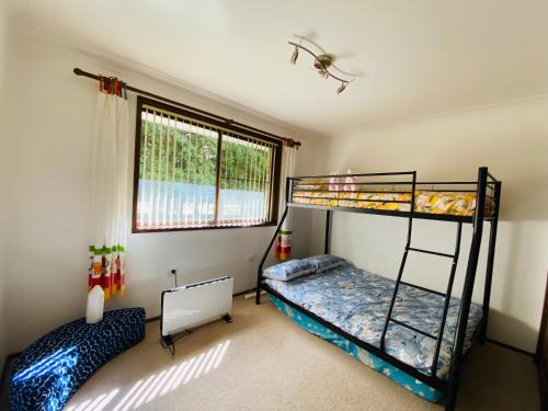 Relaxing at acreage farmhouse