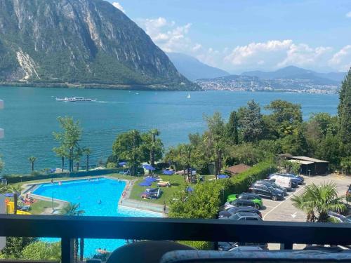 Apartment Bella Vista Lugano in Bissone, Schweiz
