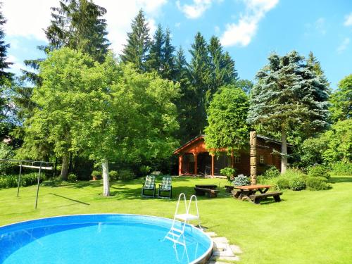Swimming pool, Chalupa U Beranu in Harrachov