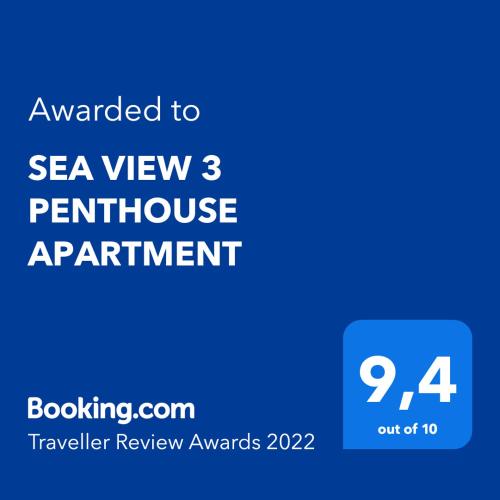  SEA VIEW 3 PENTHOUSE APARTMENT in Güllük