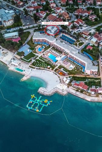 A szálláshely kívülről, ABN Residence in Spadici