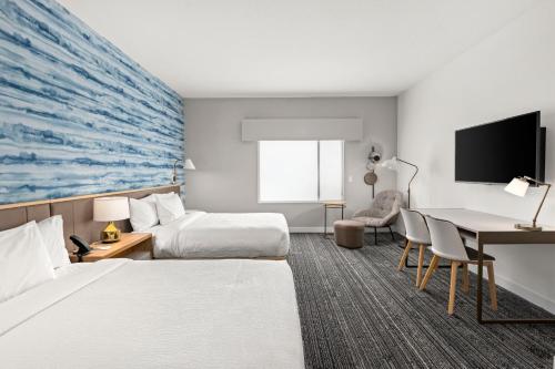 1 double bed