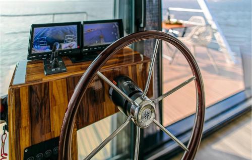 Beautiful Ship In Neuruppin With Lake View