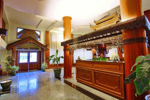 Lobby, Shwe Ingyinn Hotel Mandalay in Central Mandalay