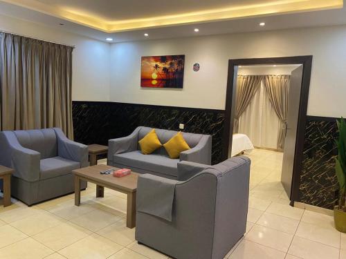Shared lounge/TV area, نيو سويت 9 للوحدات الفندقية in Ash Shifa