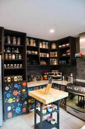 Luxurious Mid Century Modern folk art home in Mexico City, Mexico