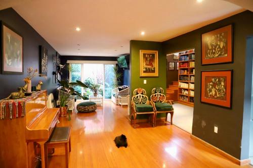 Luxurious Mid Century Modern folk art home in Mexico City, Mexico