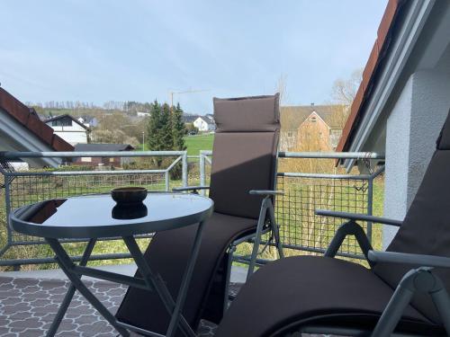 景觀, Ferienwohnung Westerwaldblick Haiger in 海格爾