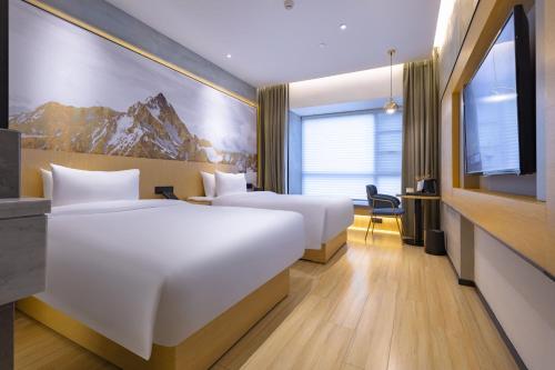 2 twin beds