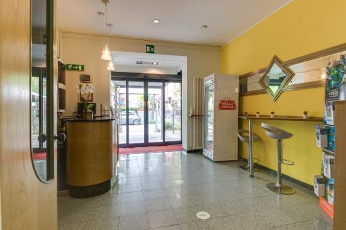 Lobby, Hotel Villa Merope with free coffee in Rimini