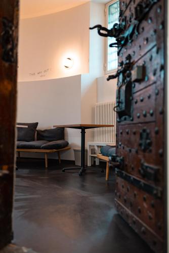 Közös társalgó / TV, Bogentrakt Hostel in Chur