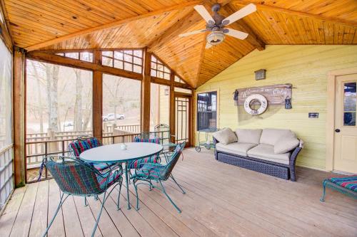 Secluded Beaver Lake Cabin with Private Dock! in Garfield, USA