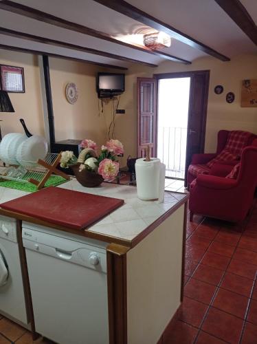 廚房, CASA RURAL SAN JULIAN in 比利亞耶爾莫薩德爾里奧