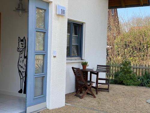 A szálláshely kívülről, Elbinsel-Home ‘Alpakaliebe’ in Willhelmsburg