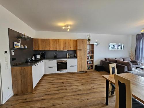 廚房, Ferienwohnung Lütjenburg an der Ostsee (Ferienwohnung Lutjenburg an der Ostsee) in 呂特延堡