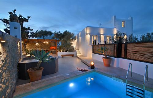 Villa Mykonos Heaven - Sea View & Outdoor Hot Tub