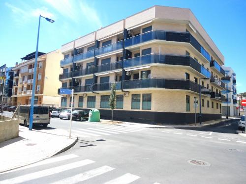 A szálláshely kívülről, Edificio Papa Luna in Peniscola Városközpont